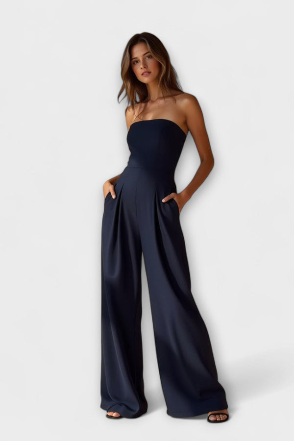 Amélie - Elegante Strapless Jumpsuit