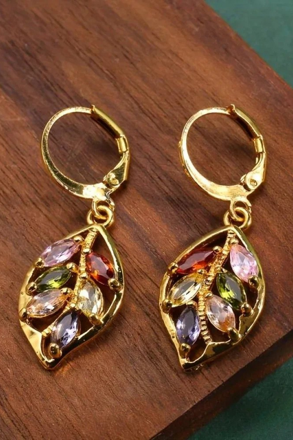 Vintage Oorbellen met Zirkonia