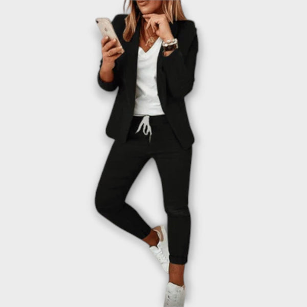 Elegante en comfortabele blazer-set